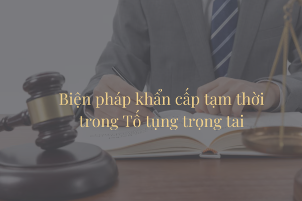 Áp dụng biện pháp khẩn cấp tạm thời trong tố tụng trọng tài