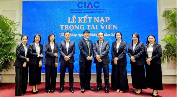 LỄ KẾT NẠP TRỌNG TÀI VIÊN – TRUNG TÂM TRỌNG TÀI QUỐC TẾ VÙNG DUYÊN HẢI