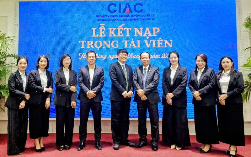 LỄ KẾT NẠP TRỌNG TÀI VIÊN – TRUNG TÂM TRỌNG TÀI QUỐC TẾ VÙNG DUYÊN HẢI